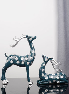 欧式装饰品，家庭情侣鹿房，卧室酒柜，创意婚庆礼品招财，简约客