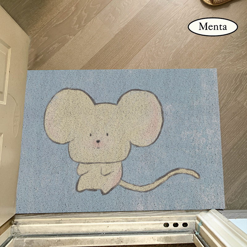 MENTA “动物系列”原创创意丝圈入户门地垫门厅玄关脚垫地毯耐脏