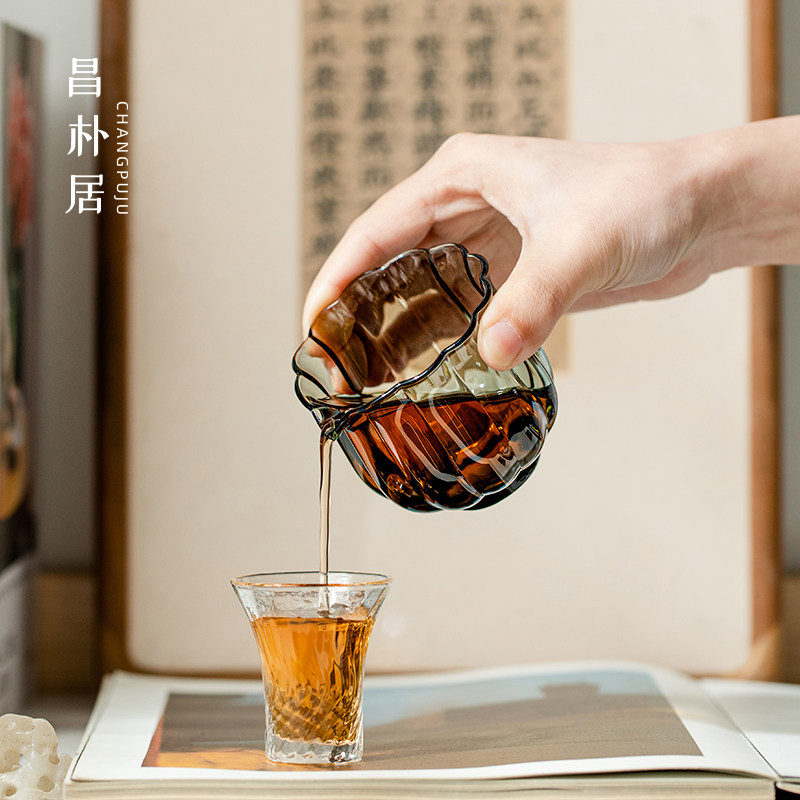 耐热玻璃公道杯高档分茶器中式不烫手茶海单个功夫茶具茶杯泡茶杯,餐饮具,公道杯,淘宝优惠券,粉丝福利购,淘宝优惠卷