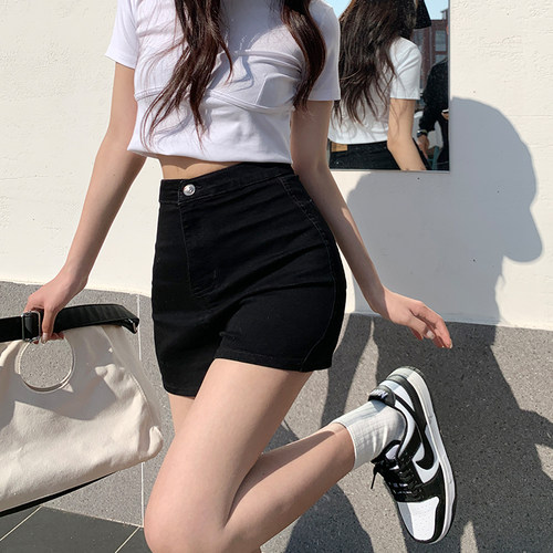 RJVO超弹热裤高腰紧身显瘦