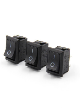 10X15mm微型船型开关迷你电源开关设备LED照明灯小开关按钮红色