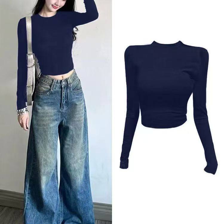 2025新款秋季新款长袖T恤女