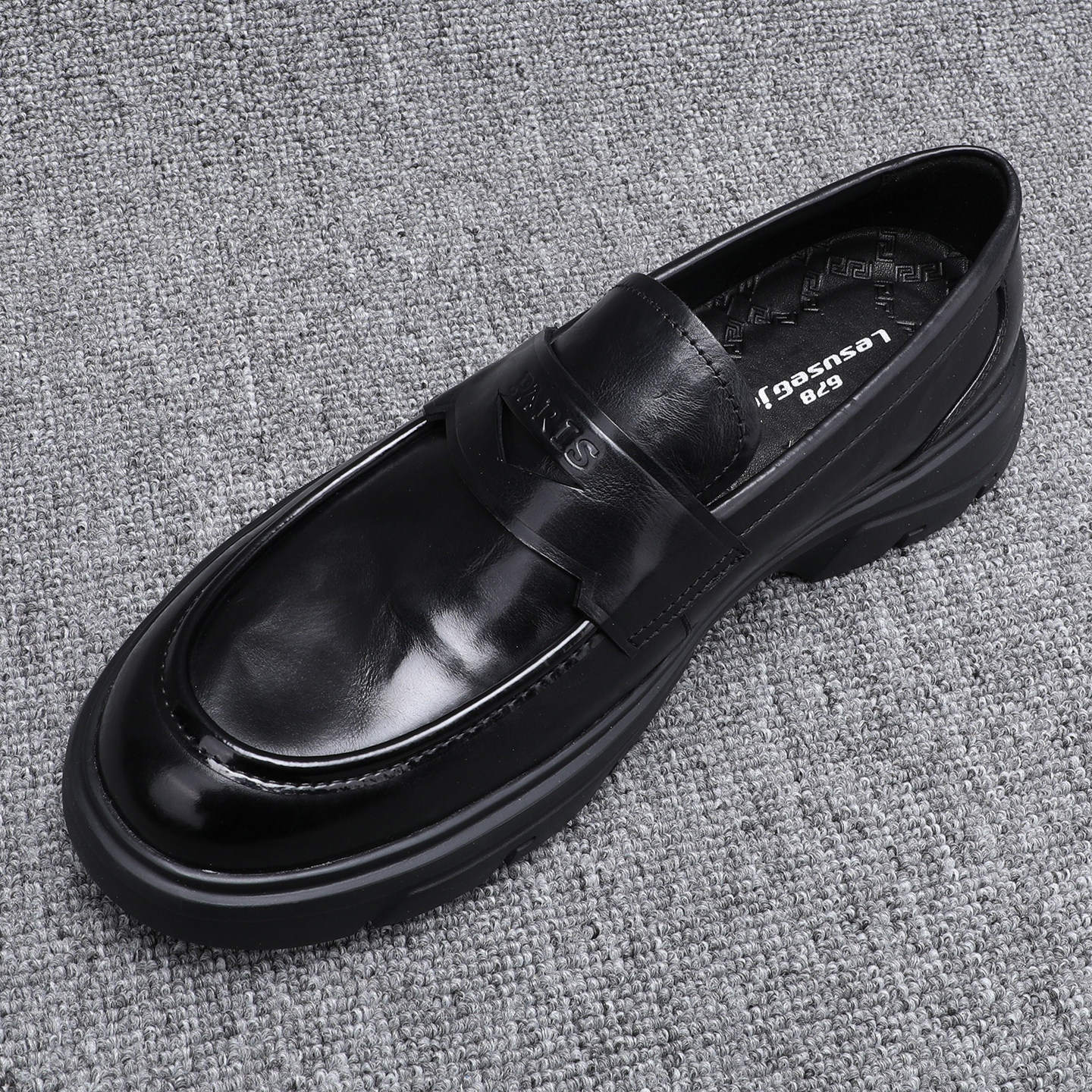 厚底皮鞋男款头层牛皮高档男士休闲鞋发泡底轻便软底真皮乐福鞋男,流行男鞋,休闲皮鞋,淘宝优惠券,粉丝福利购,淘宝优惠卷