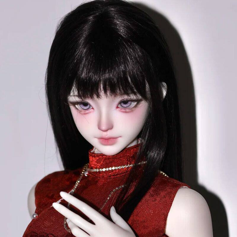 bjd娃娃sd娃4分女娃小姝 bjd御姐风素体关节人偶化妆娃娃气质女神
