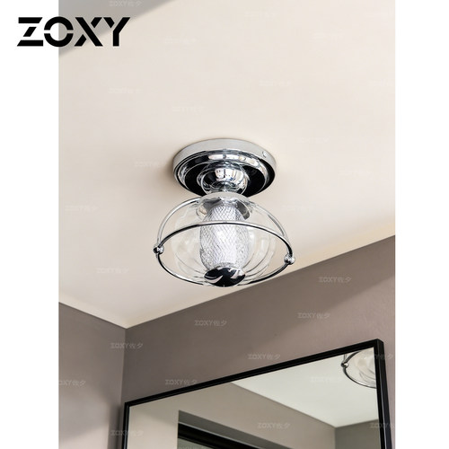 zoxy包豪斯中古风玄关吸顶灯