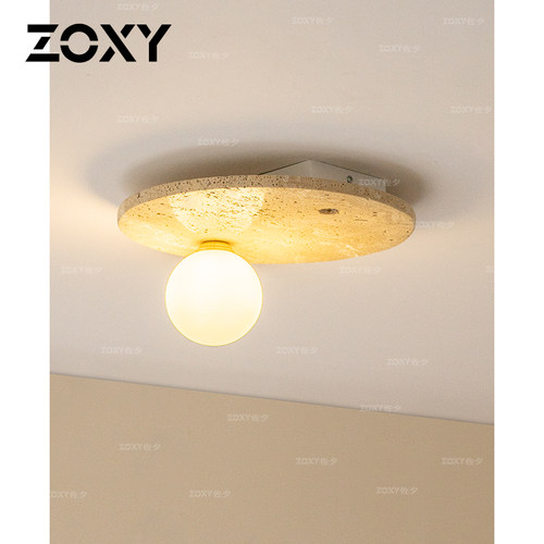 zoxy餐厅/过道黄洞石吸顶灯