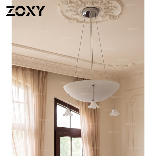 zoxy侘寂风设计师款卧室吊灯