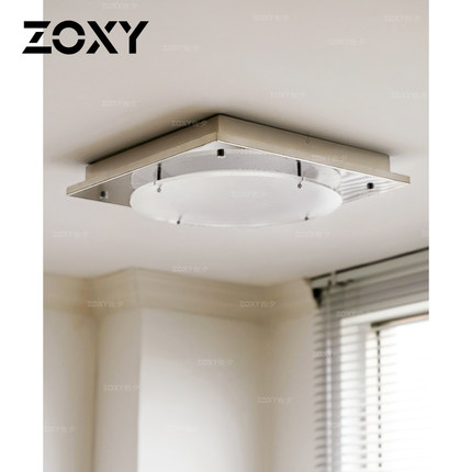 zoxy 中古包豪斯卧室灯吸顶灯 客厅书房护眼创意设计感复古LED灯