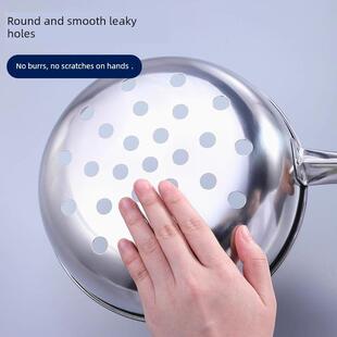 漏勺不锈钢316食品级漏勺漏勺不锈钢316食品级做疙瘩汤神器不锈钢