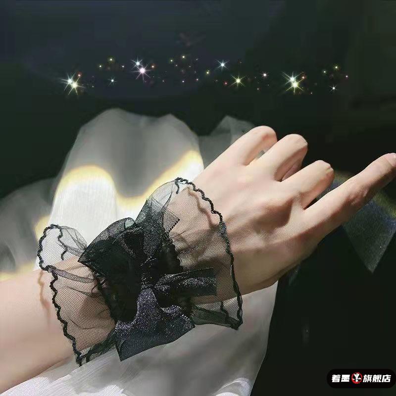 手腕遮手臂疤痕饰品时尚新款手环蕾丝Lolita