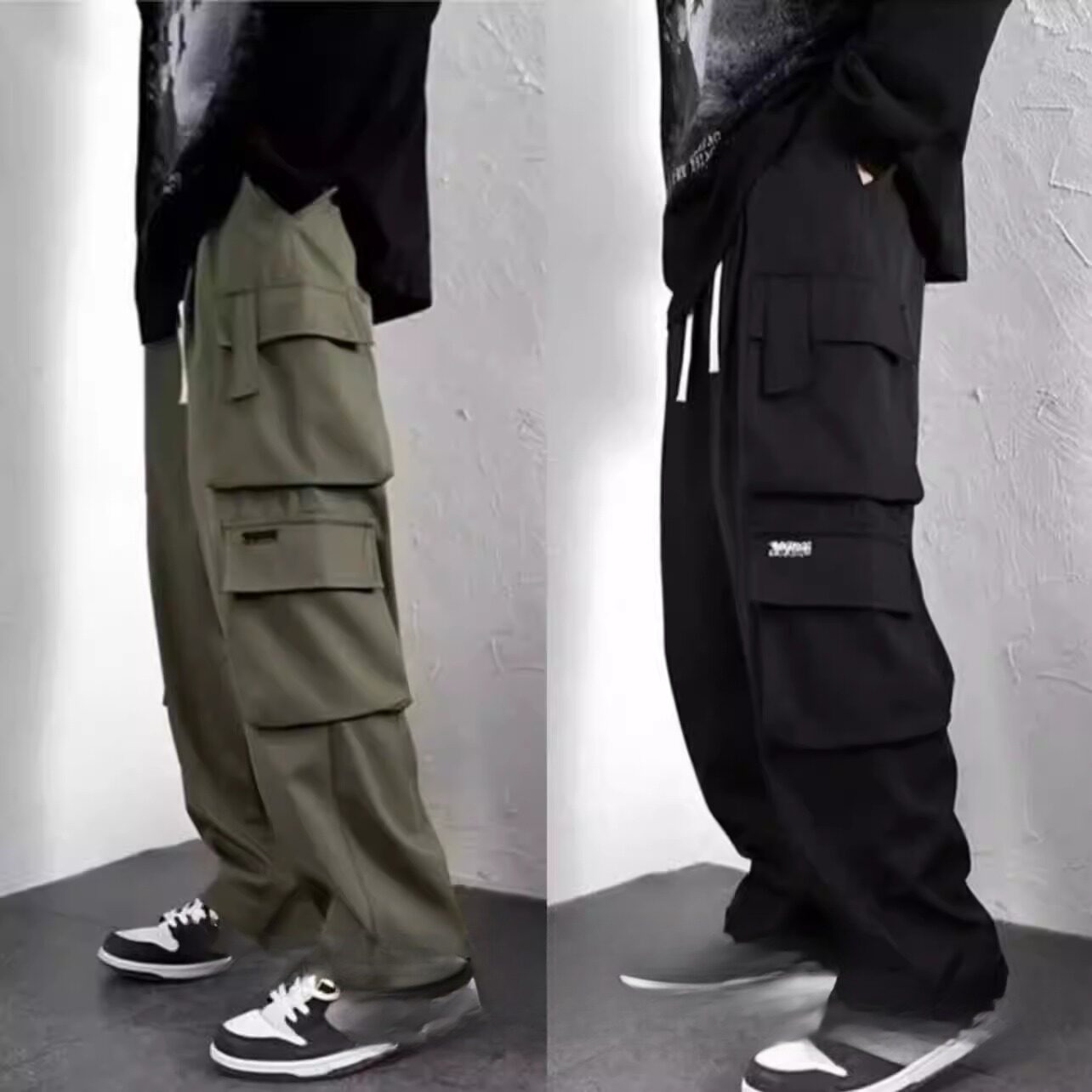 工装裤男款直筒垂感宽松美式复古男痞帅炸街裤子高街ins潮流休闲