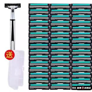 吉列锋速3刀片德国进口剃须刀无痕3三层男士 风速刮胡刀手动刀片刀