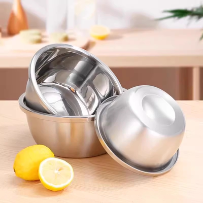 不锈钢大汤碗家用大号铁碗泡面碗打蛋圆碗加深汤盆食品级大碗