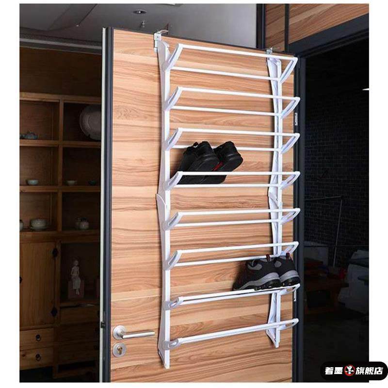 盗门免钉收纳门后鞋架墙壁挂式多层简易省空间鞋架经济型鞋柜z,住宅家具,鞋架,淘宝优惠券,粉丝福利购,淘宝优惠卷