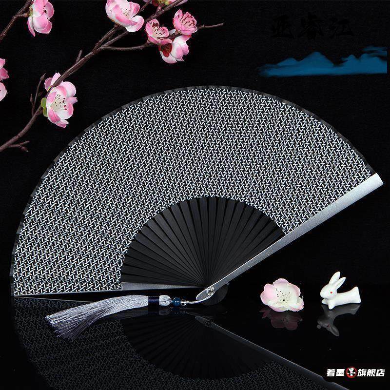 中国风铝合金不锈钢扇子功夫折扇纯色炫酷礼品工艺折扇舞扇送扇坠,居家日用,扇子,淘宝优惠券,粉丝福利购,淘宝优惠卷