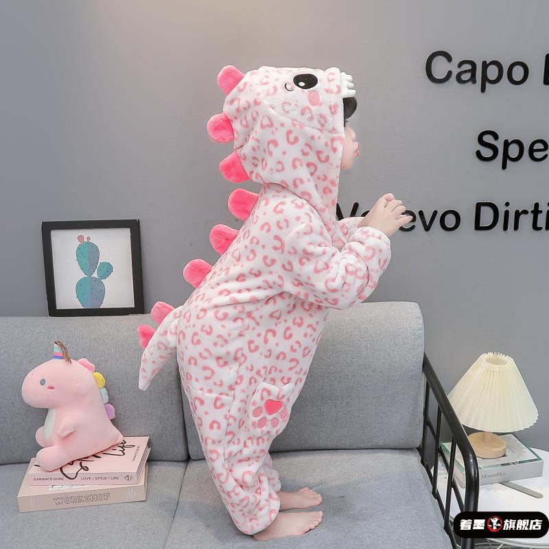 儿童加绒冬季睡衣女童珊瑚绒冬款2025新款恐