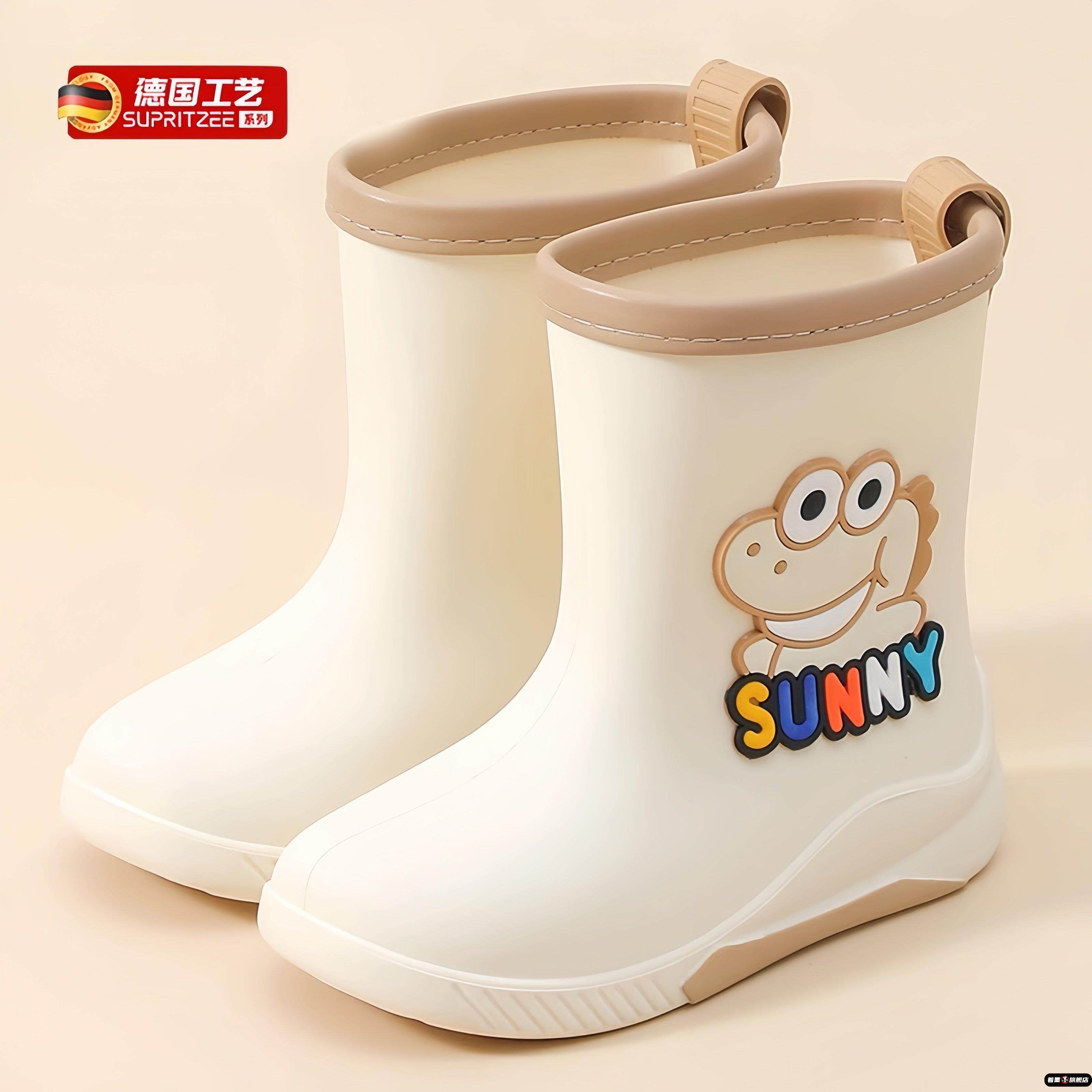 德国雨鞋儿童雨靴女孩款男童上学专用水鞋女童幼儿园防水防滑儿童