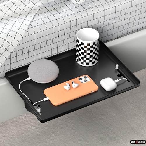 新款家用可拆卸床头整理架架床尾收纳板免打