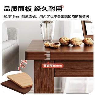 小桌子小户型床头实木方桌简易小茶几茶桌 沙发边几客厅家用新中式