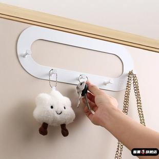 衣柜外侧面挂架柜子侧边挂衣钩柜边挂钩壁挂式免打孔衣橱柜挂衣架