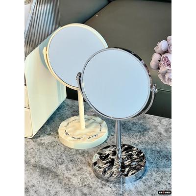 办公室桌面可立小镜子化妆镜台式桌面家用学生宿舍镜子美容院专用