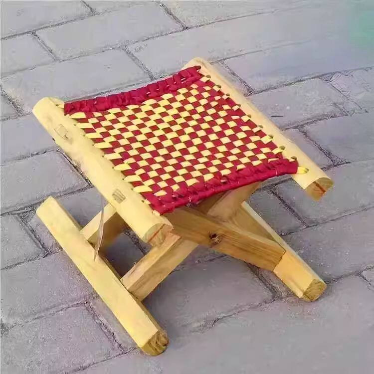 槐木实木马扎实木折叠便携家用小凳子儿童成人户外椅钓鱼椅子马凳