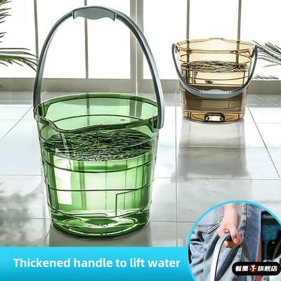 桶子塑料小号儿童结实储水车带洗