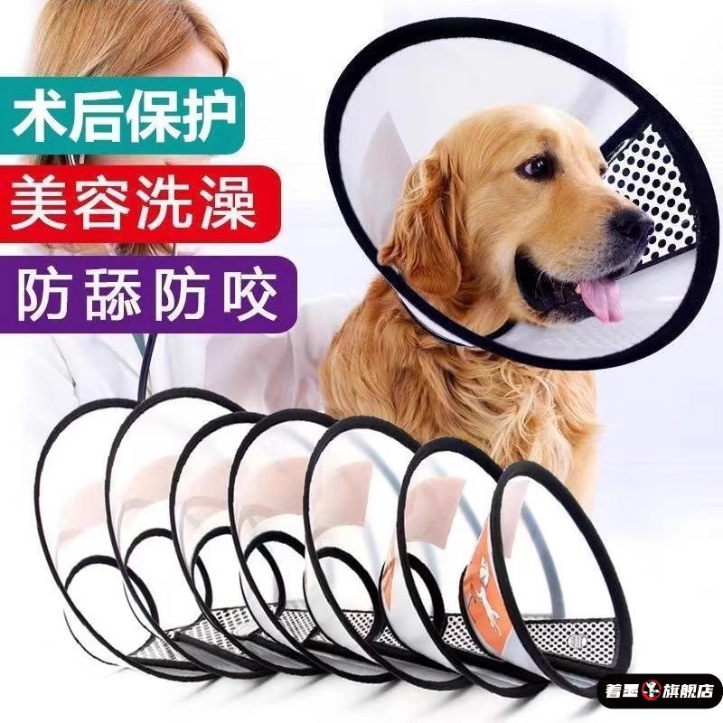 伊丽莎白圈狗狗猫咪项圈脖套术后防舔防咬圈