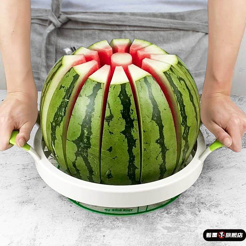 切西瓜神器特大号水果刀不锈钢分割去核器多功能哈密瓜切片器小号