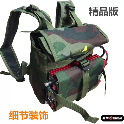 电平背包ah电子12v米36杆包4工具箱抓鱼打鱼装的锂电迟帆布干蓄防