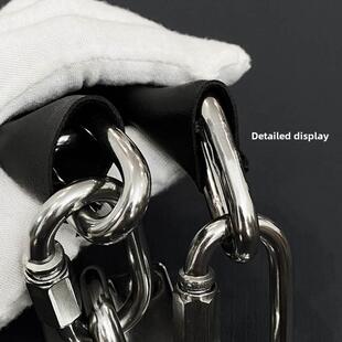 防倒链 地弹簧门防坠链防掉玻璃门防倒塌广场大门安全链304不锈钢