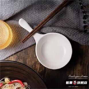 网红嗦粉勺吃播手拿碟干饭人专用勺大汤勺子家用陶瓷嗦螺蛳粉神器