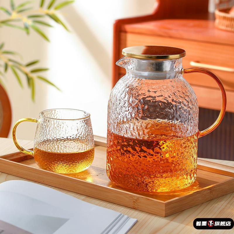 冷水壶家用耐高温水壶大容量高硼硅玻璃茶壶