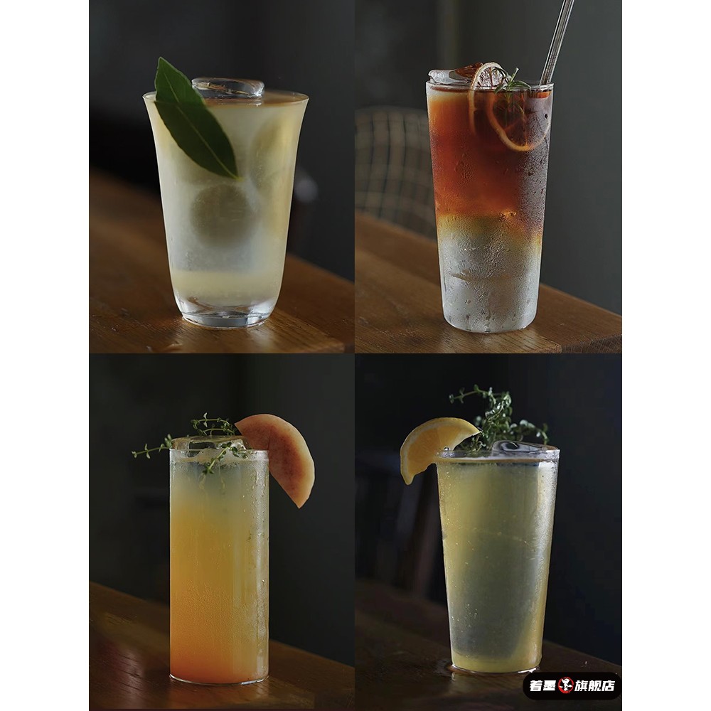 威士忌酒杯高级感日式木村海波杯长饮杯柯林