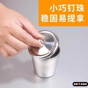 不锈钢壶盖304不锈钢水壶盖把手顶帽通用防尘杯盖马克杯杯盖保温