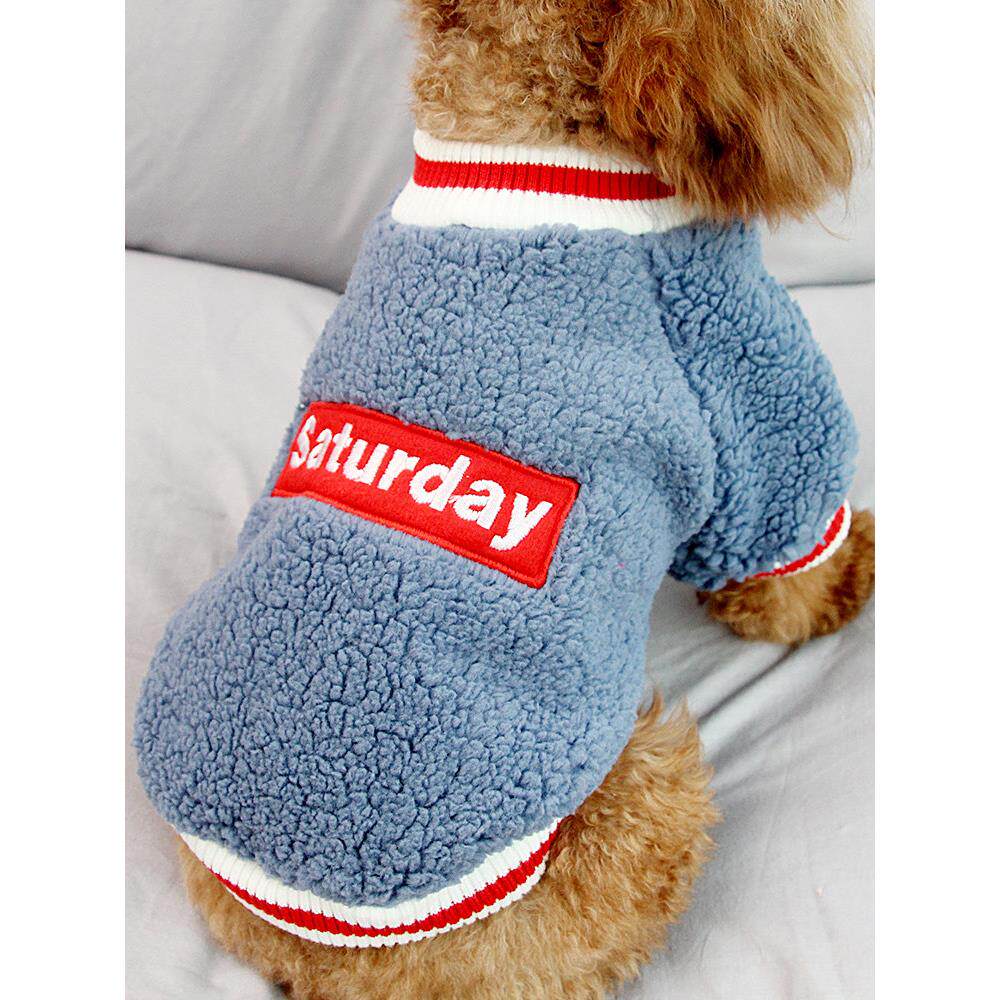 小狗狗衣服泰迪比熊吉娃娃小鹿犬小奶狗小型宠物两脚秋天加厚春装