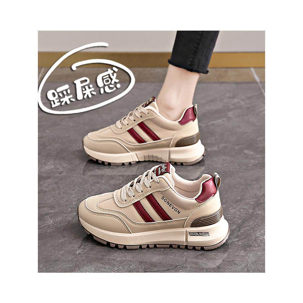 女士软底不累脚运动休闲鞋女鞋春季2026新款减震阿甘板鞋体育考试