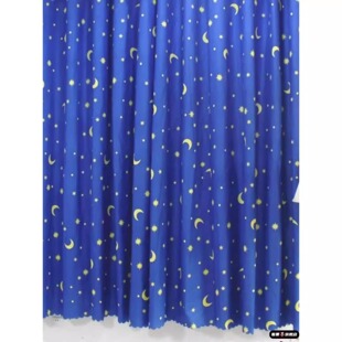 出租屋窗帘免打孔安装全遮光挂环款出租房宿舍简易小窗户遮阳帘