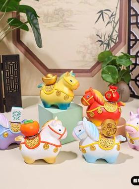 2026吉祥物唐三彩办公区桌面祝福