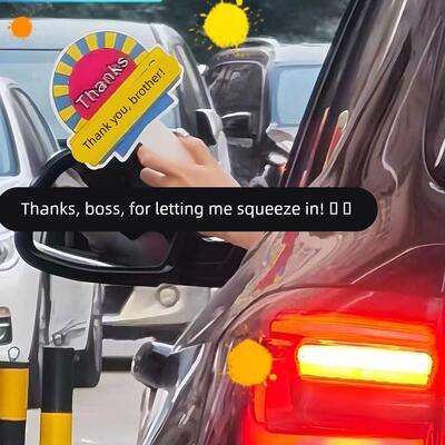 谢谢大哥加塞感谢手举牌美女开车变道插队亚克力网红手持牌直播间