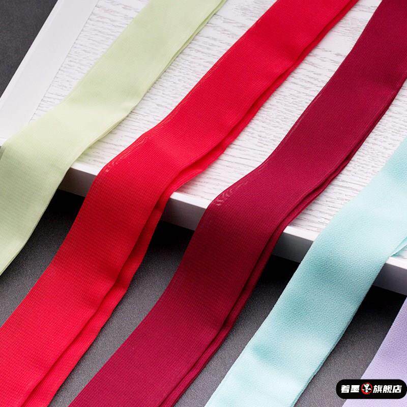 古风发带丝带长女2025新款红色花木兰发饰配饰唐头发绑发飘带