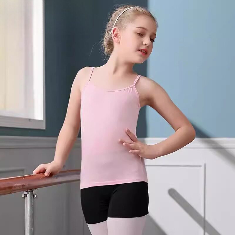 女童内搭莫代尔吊带背心儿童发育期内衣夏薄款小学生女孩大童透气