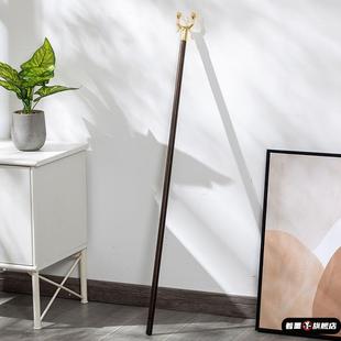晾衣杆一整根晾衣杆晾衣杆一根可伸缩实木撑衣杆家用晾衣叉铝丫叉