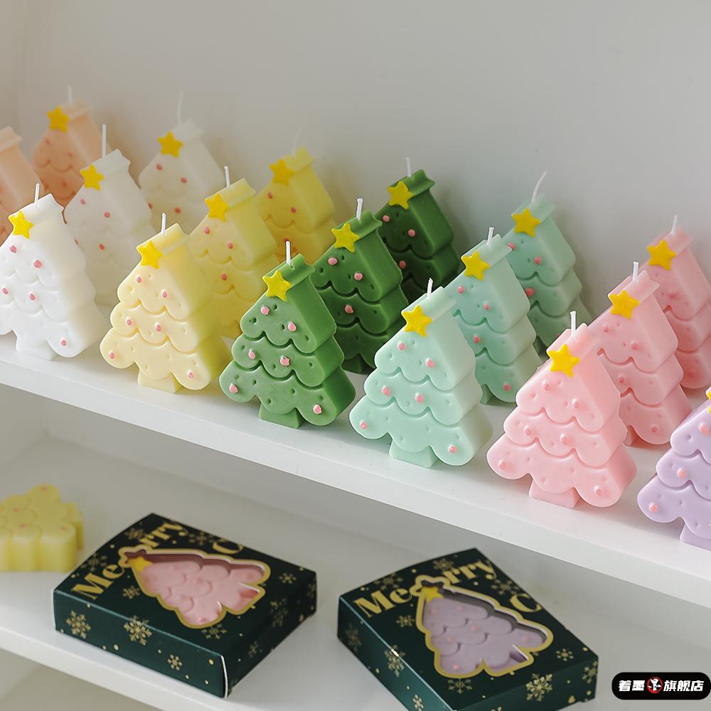 candle圣诞氛围香薰蜡烛造型香味