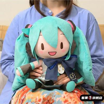 现货同款初音fufu玩偶抱枕经典款雪未来毛绒玩具公仔摆件生日礼物