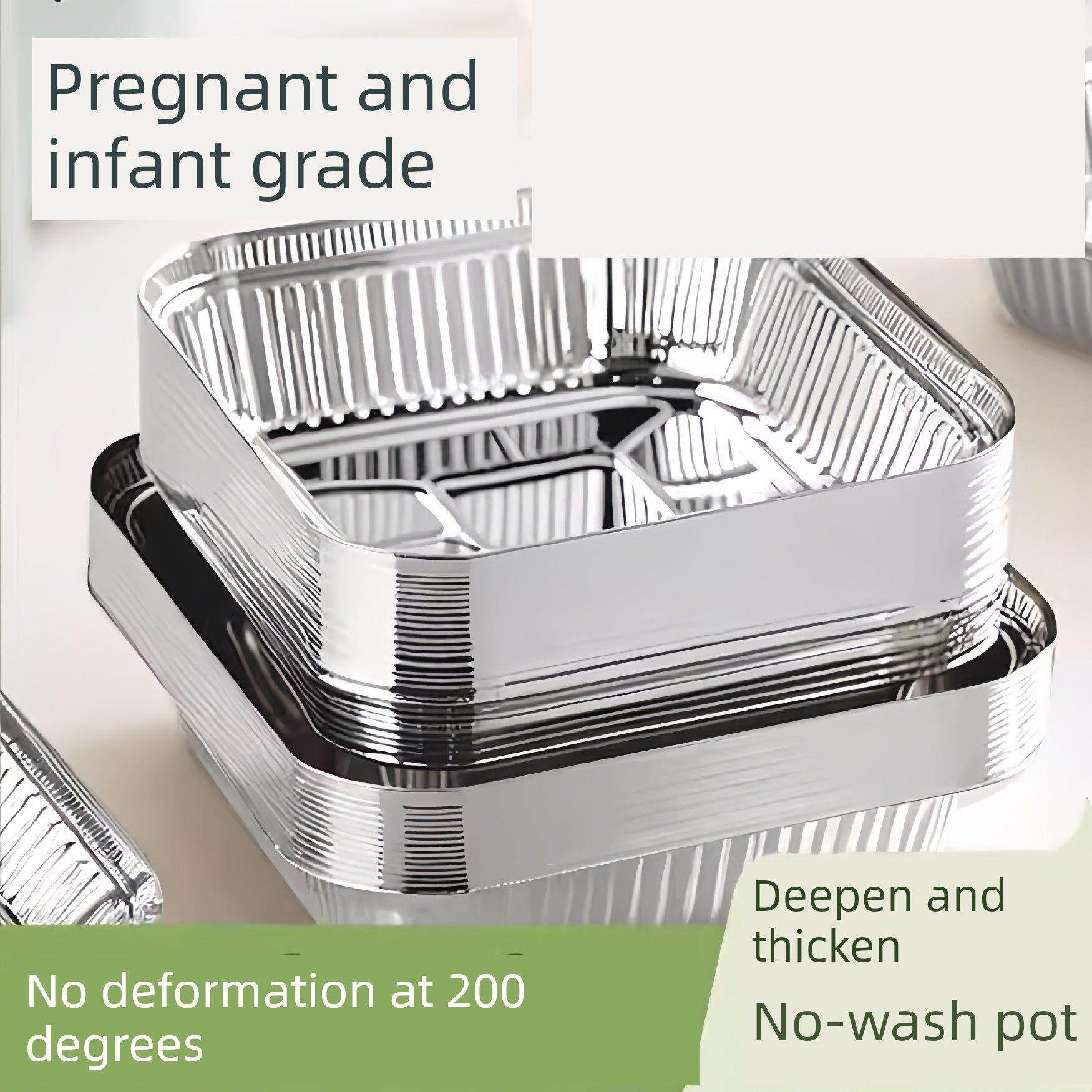 空气炸锅专用纸食品级方形大尺寸加厚烤箱烘焙烤红薯硅油纸锡纸碗