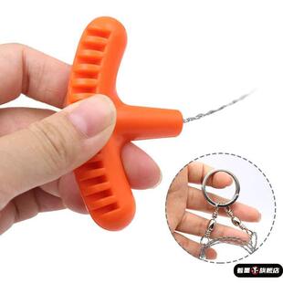 不锈钢手拉钢丝锯钢丝线锯绳丝牛羊去角切割器锯链锯线锯子牛角锯