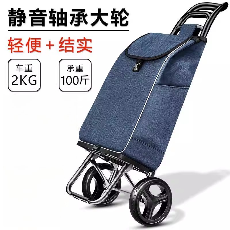买菜车小拉车家用折叠轻便布袋老年人购物拉