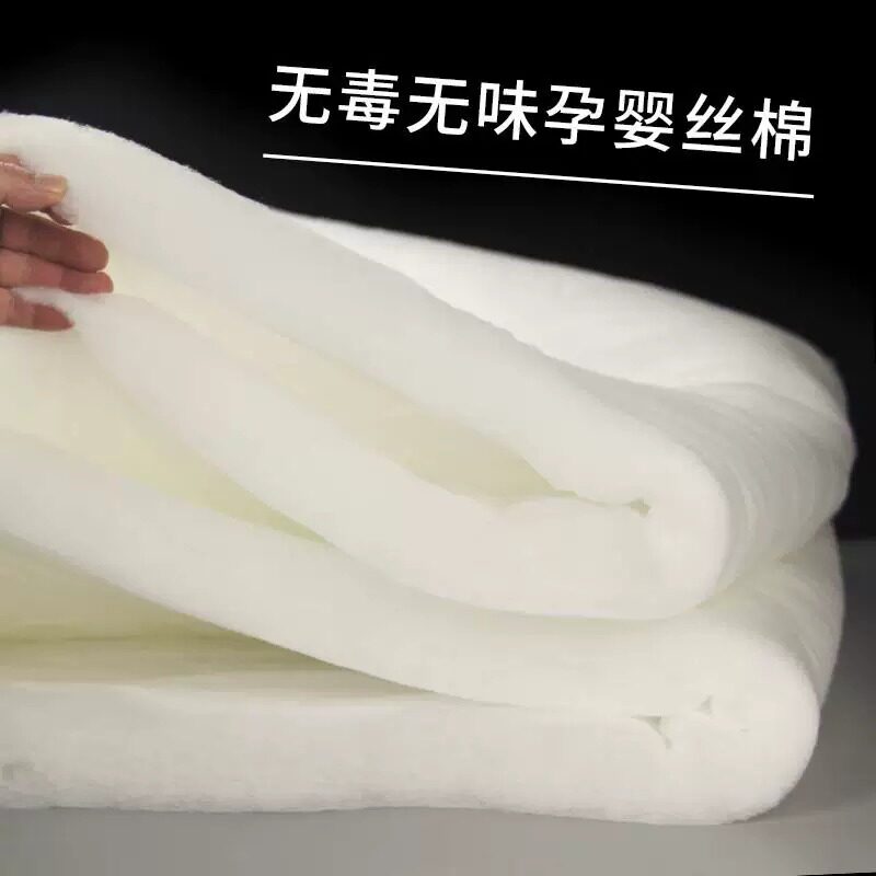 丝棉太空丝绵蓬松压克力纤维晴纶纤维填充物棉子芯料宝宝填充棉水