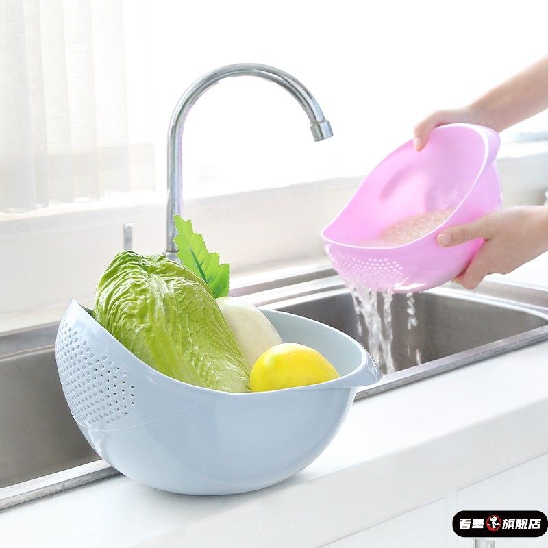 创意厨房淘米器洗米筛米筛家用盆塑料沥水篮神器洗菜篮大小多功能,餐饮具,洗菜盆/沥水篮/漏水筛,淘宝优惠券,粉丝福利购,淘宝优惠卷